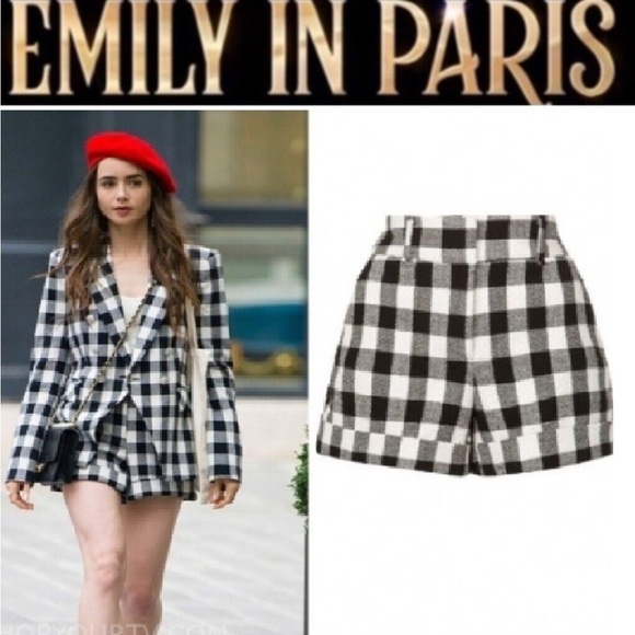 Worn once size 10 Veronica beard gingham shorts - Picture 1 of 7